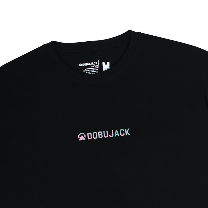 KAOS DOBUJACK LITTLE LOGO ABSTRACT BLACK