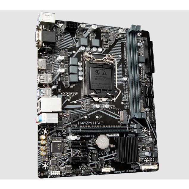 Gigabyte Motherboard H410M-H V2 Micro ATX LGA1200 2 x DDR4