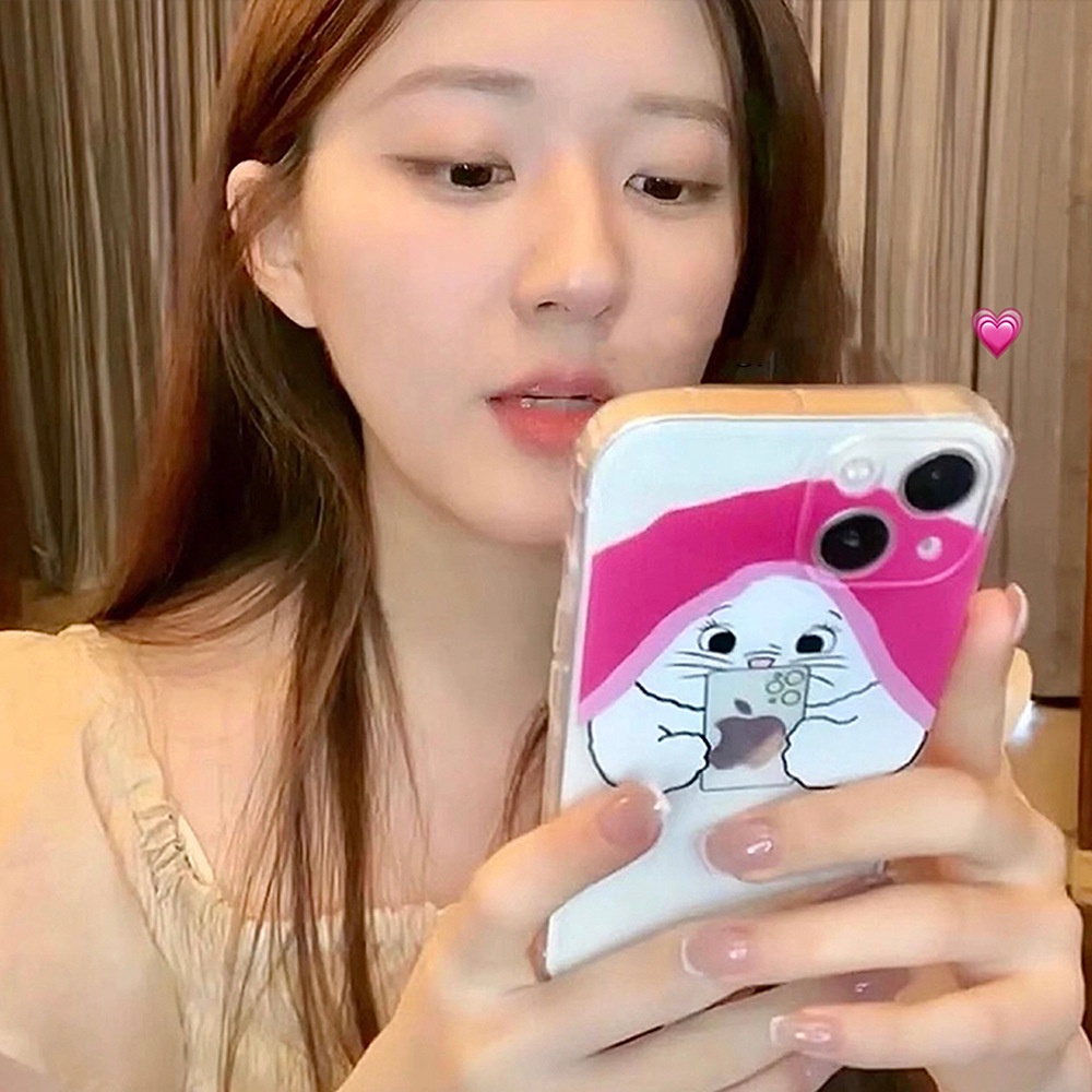 Case Pelindung Transparan Motif Kartun Kucing Untuk Iphone 14 7 8 Se 2020 7 + 8PLUS XS XR 11 12 13 PRO MAX