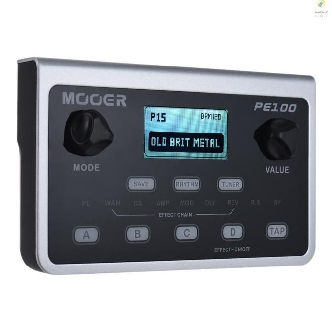 In Stock Mooer Pe100 Portable Multi-Effects Processor Guitar Effect