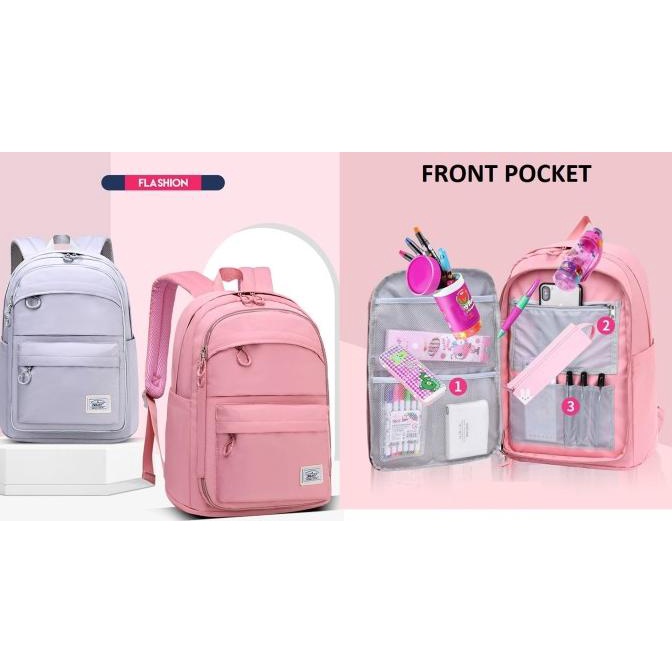 Drab5212 Tas Ransel Anak / Tas Sekolah Anak Perempuan / Tas Sekolah Sd