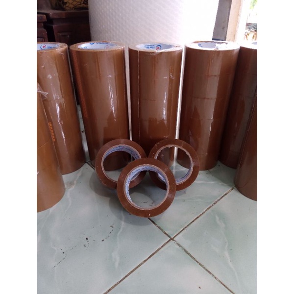 

Lakban Isolasi STAR Coklat 2" x 100 yard (Jamin Rekat & Tebal) Real