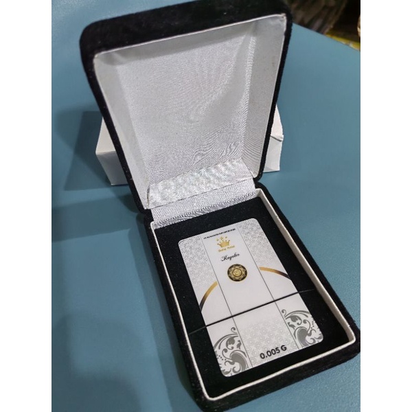 Kotak emas logam mulia antam babygold perhiasan 24k box giftbox