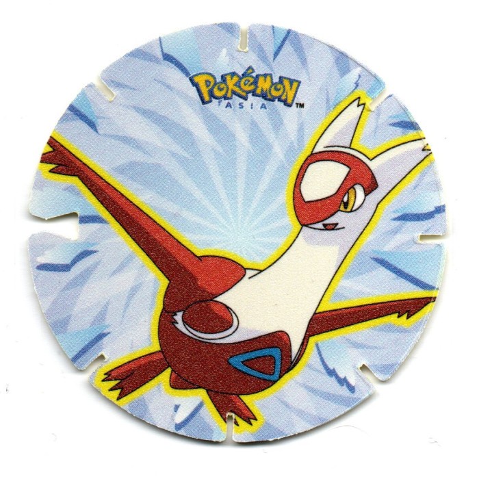 Koin Pokemon Tazos 51 Latias Chiki Balls