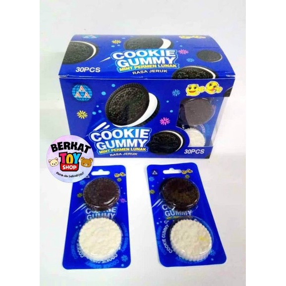 Permen cemilan snack jelly jeli lunak yupi oreo gummy jajanan anak murah (isi 30)