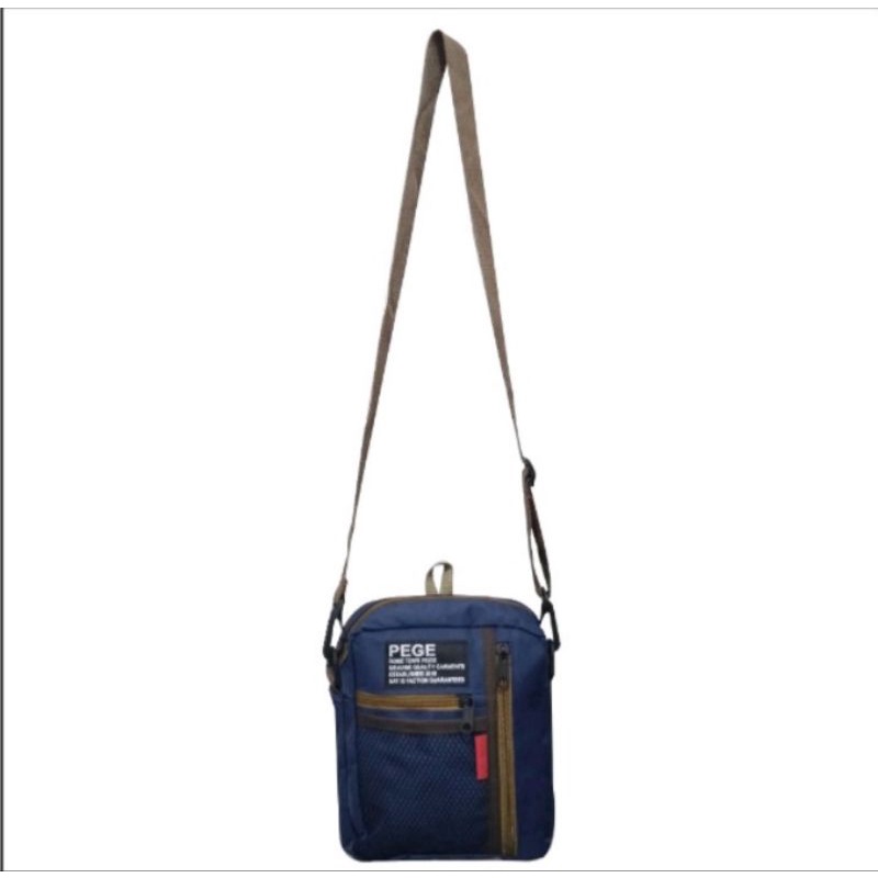 tas selempang bahu pria slempang kasual pege model simpel