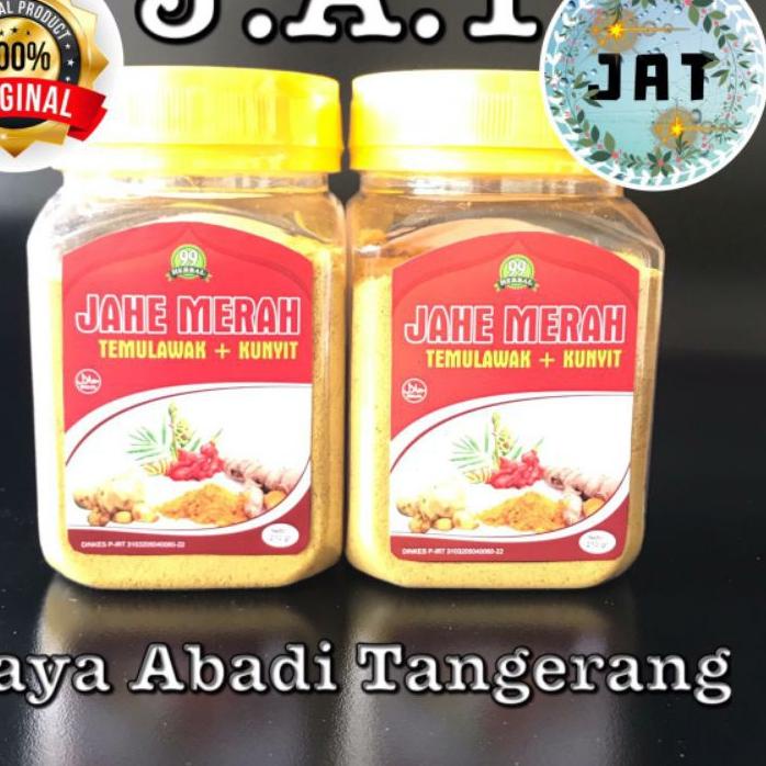 

SALE!!Jahe Merah + Temulawak + Kunyit 210gr | Sari Jahe Merah | Bubuk Jahe Merah | Jahe Merah Instan|RA9