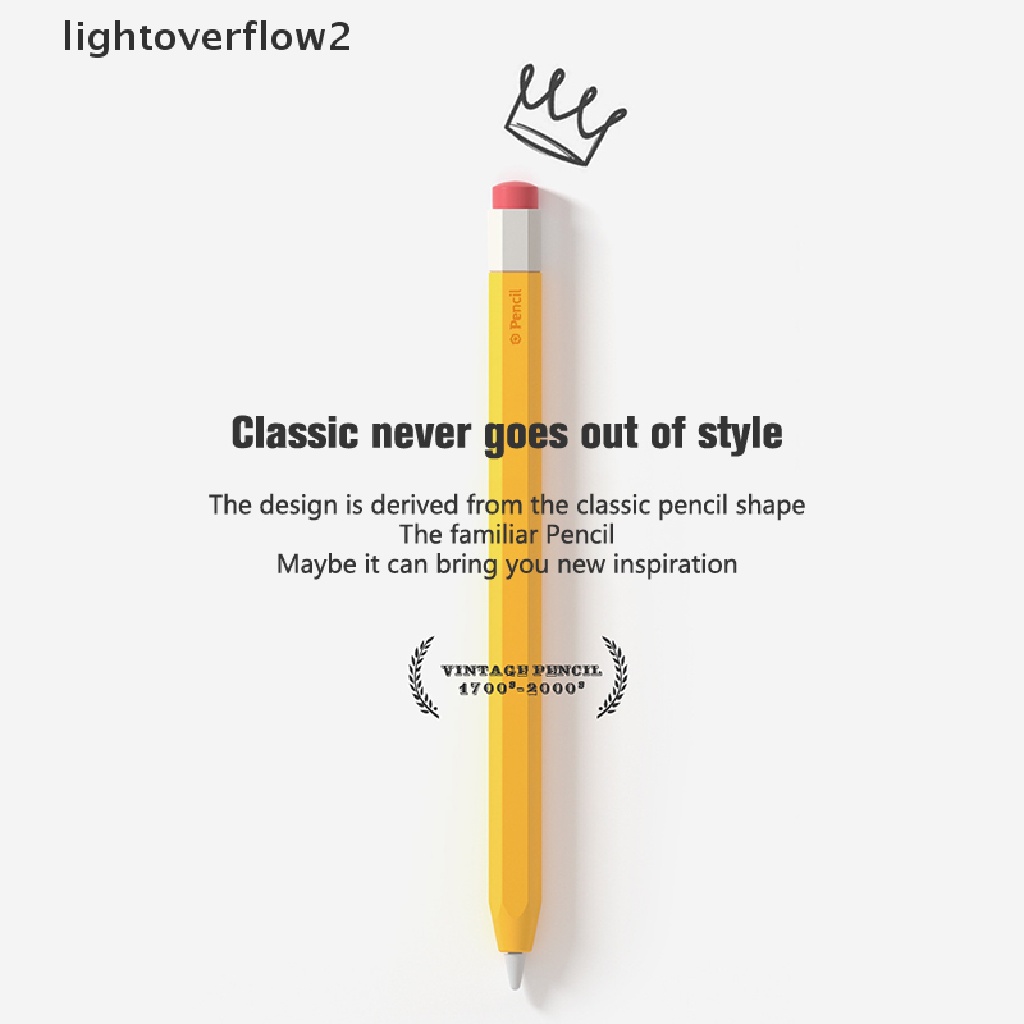 (lightoverflow2) Casing Silikon Apple Pencil 1st &amp; 2nd Generation (ID)