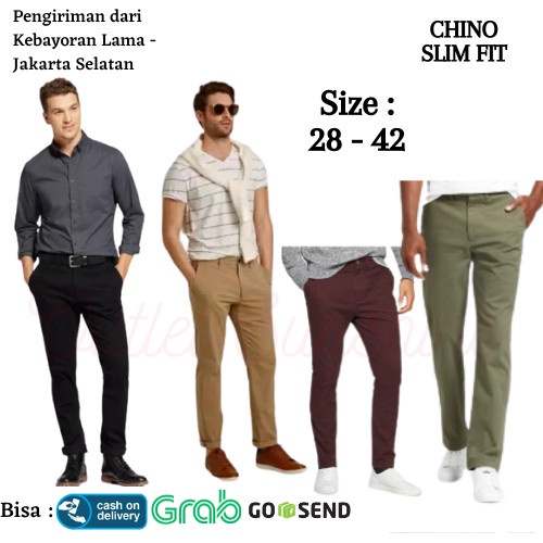Dijual Celana Chino Goodfellow Slim Fit Pria Laki Dewasa Original Branded 1 Hot Sale