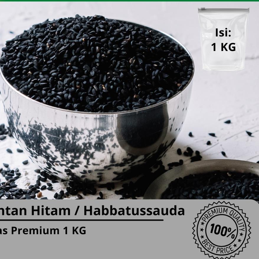 

PROMO HARI INI Biji Jintan Hitam / Habbatussauda 1 KG I Premium !!!
