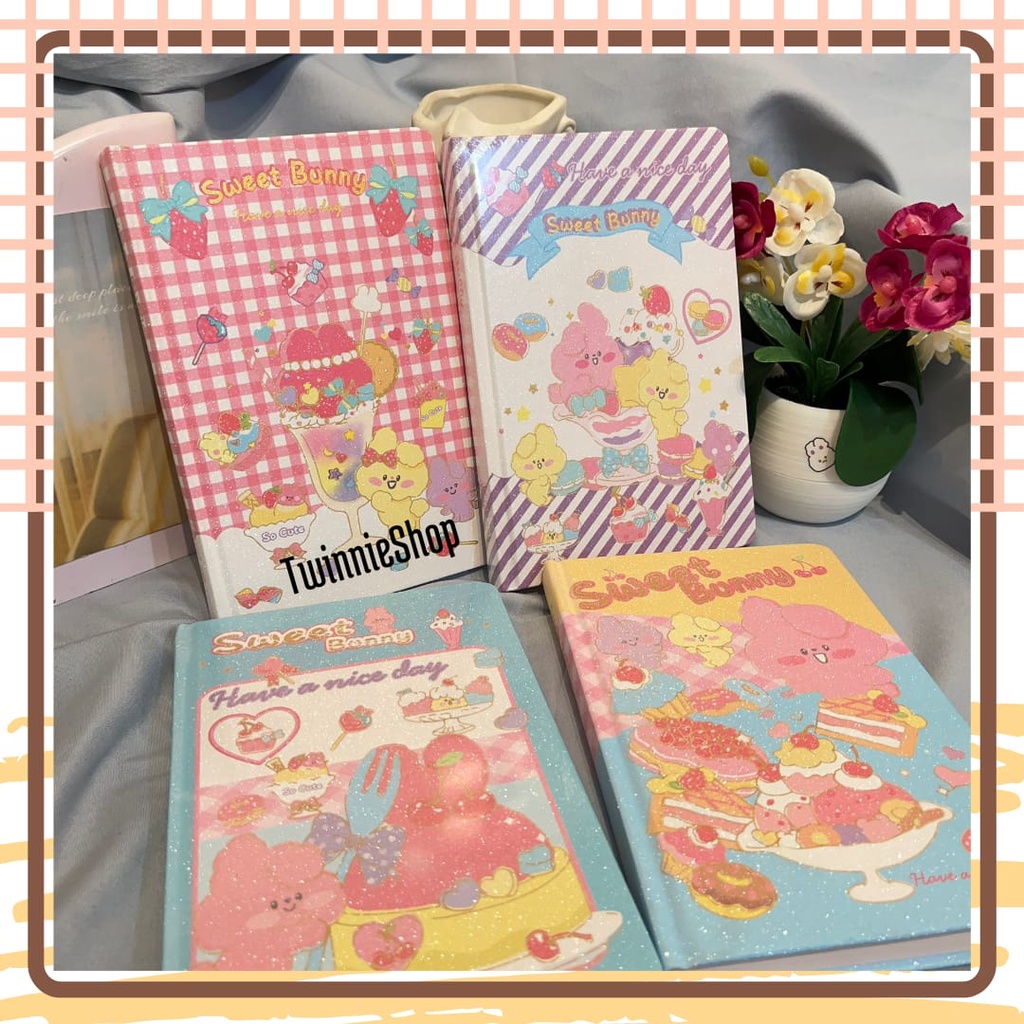 

Buku Diary Sweet Bunny Diary book notebook Tulis Jurnal Catatan Harian Lucu Kelinci Unik Murah bisa COD