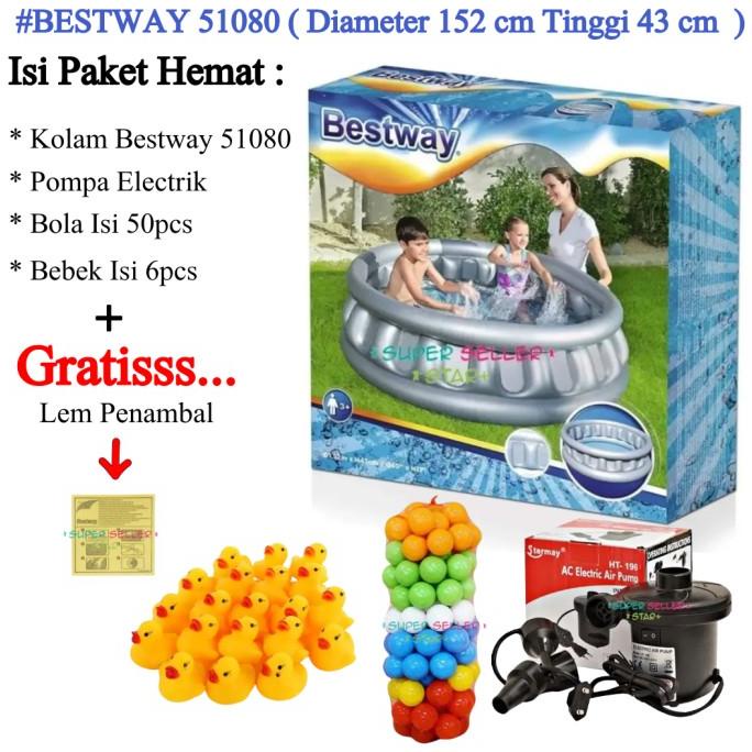 Medan Bs Gojek Kolam Renang Anak Bestway 51080 Spaceship D 152 Cm