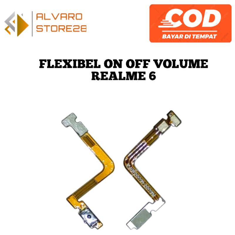 Flexible Flexibel on off Realme 6 - Fleksibel Fleksible Tombol On Of Power Original