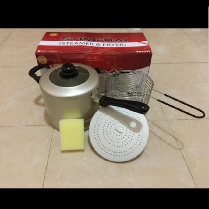 STIMPRAY(steamer+fryer)Maspion18 cm DEEP FRYER MASPION