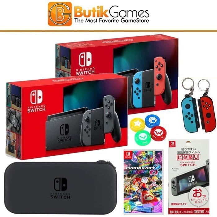 [Game/Console] Nintendo Switch Console V2 New Model Hac-001(-01) Mario Kart 8