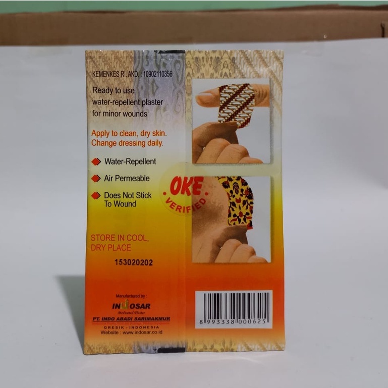 Okeplast Plaster Anak 1 Park isi 10 Strips Karakter Batik Fancy Okeplast