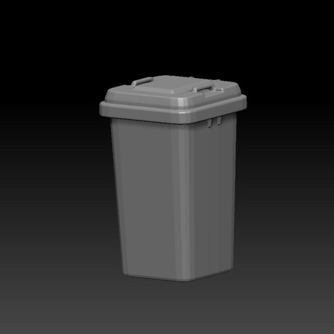 >>>>>] aksesoris diorama skala 1/64 tong sampah