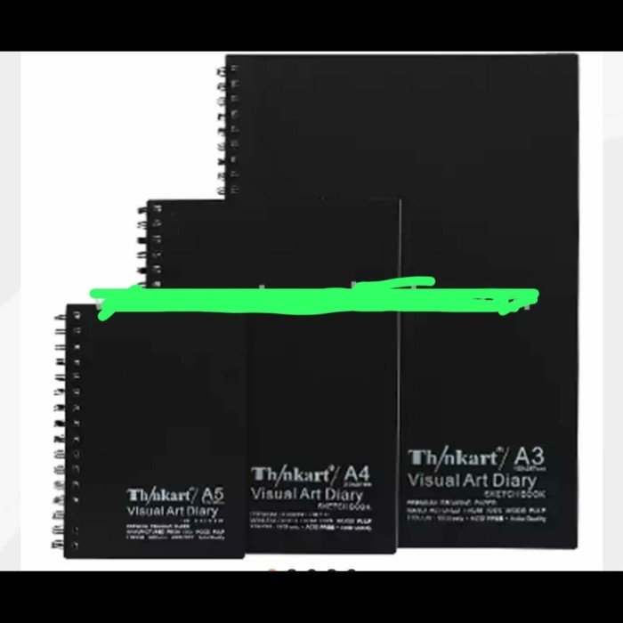 

Limited Thinkart Visual Diary A5 (Sketch Book) Bagus