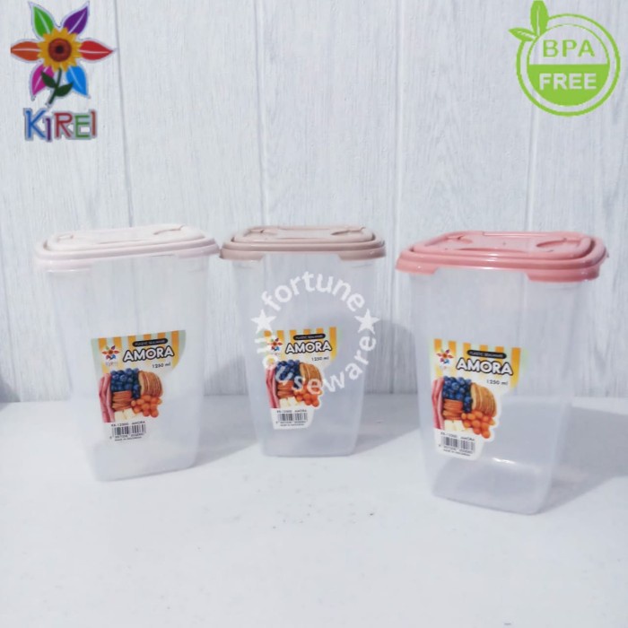 KIREI Sealware 1.250 ML / Toples Plastik Serbaguna/Toples Kue
