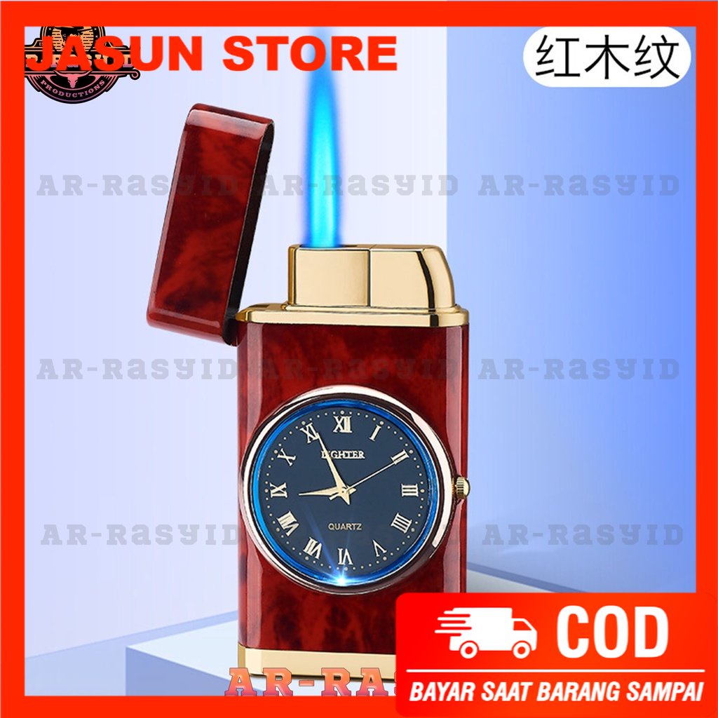 Bisa COD! Korek Api Las Gas Jam Elegan Fashion Watch Lighter HF-602