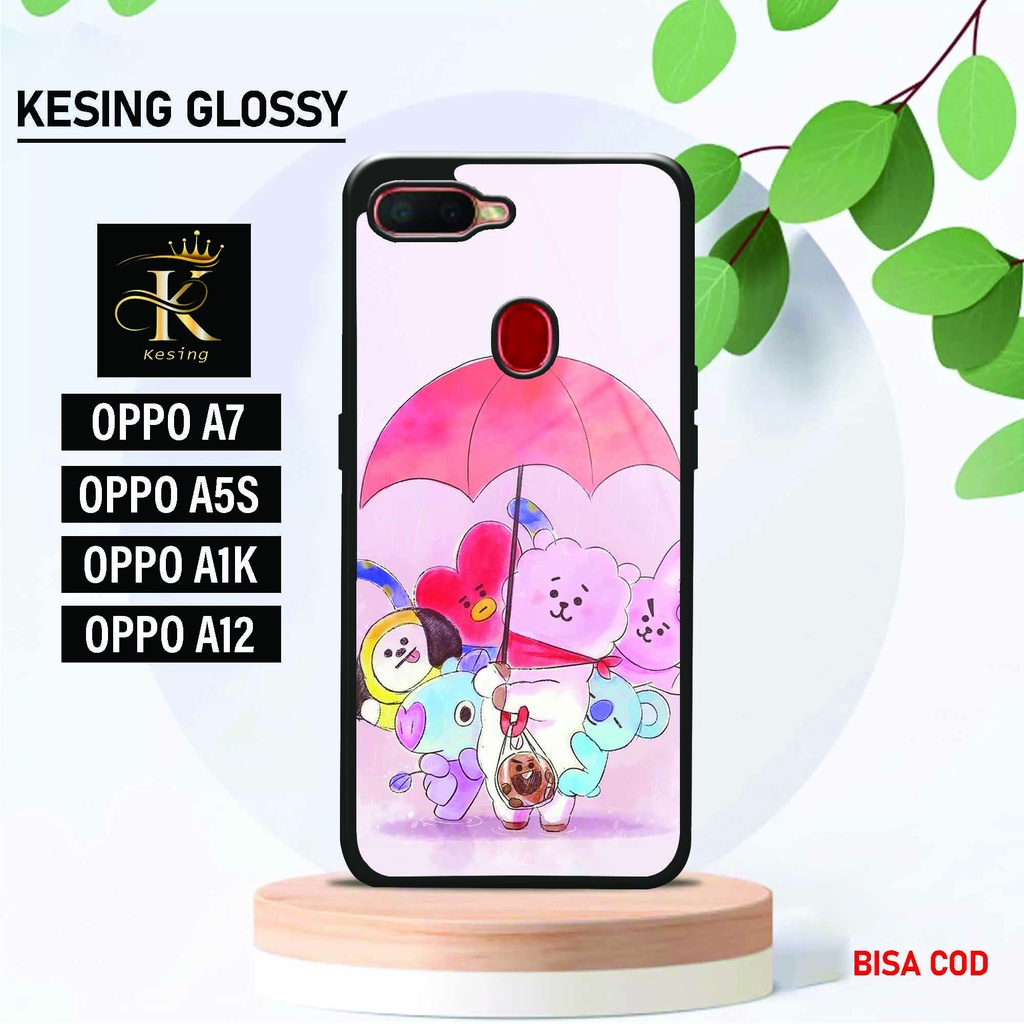 Case Oppo A5S / A7 / A11K / A12 - Pelindung Hp Oppo - Fashion Case Glossy - Case Pria - Case Wanita 