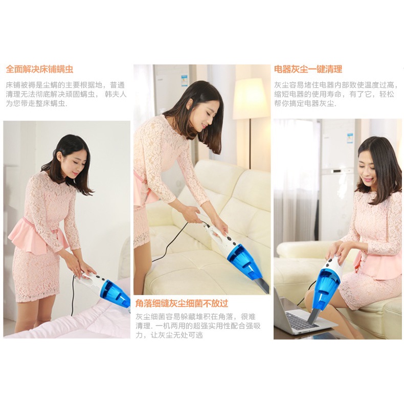 Penyedot Debu 2 in 1 Penyedot Debu Portable Vacum Cleaner Genggam 2 in 1 3106