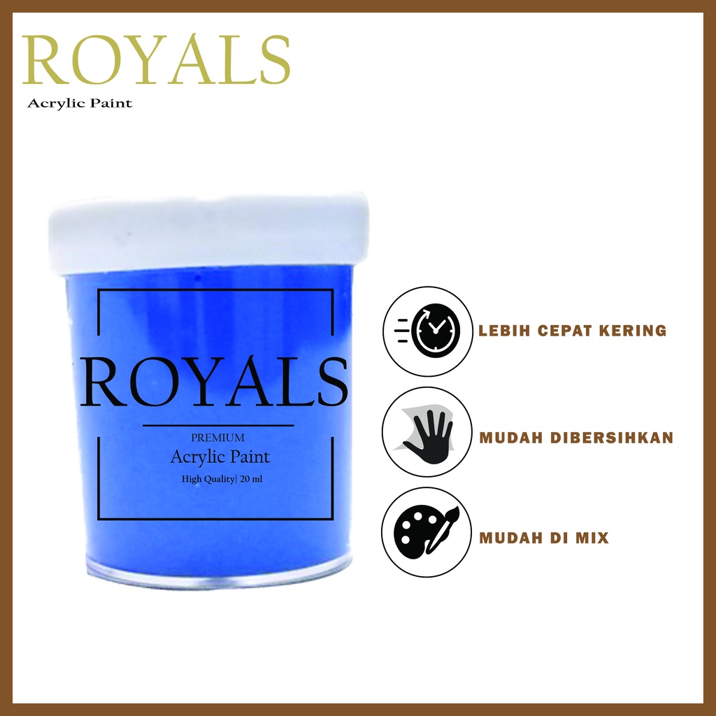 

CAT ACRYLIC PAINT 20 ML / CAT LUKIS 20 ML biru tua