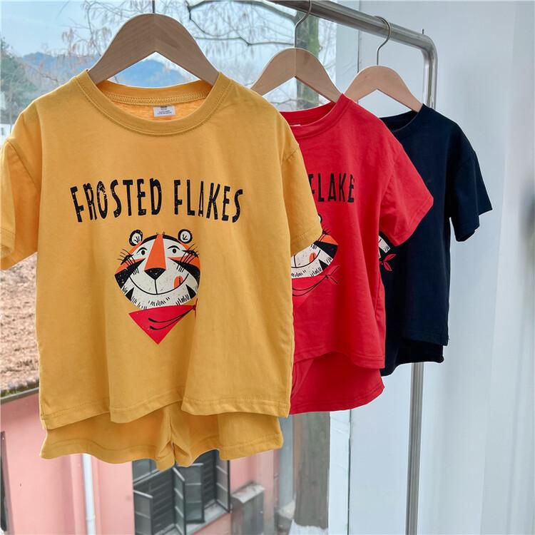 BEFAST - ZTL OOTD Setelan Anak AISE / Setelan anak Forted unisex / Pakaian Anak Santai Rumahan / Setelan Casual Anak / Oneset Termurah / Pakaian Anak-Anak Unisex / Oneset Keluaran Terbaru / Set Atasan Kaos Lengan Pendek Motif+Celana pendek Polos