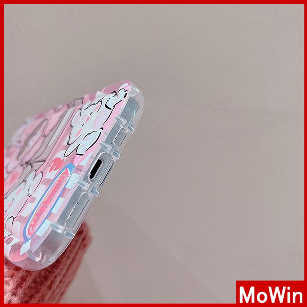 For iPhone 14 Pro Max iPhone Case Soft Case TPU Clear Case Airbag Shockproof Protection Camera Cartoon Cute Compatible For iPhone 13 Pro Max 12 Pro Max 11 Pro Max 7plus XR xs max