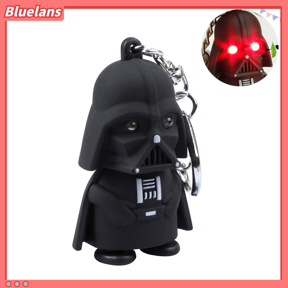 Gantungan Kunci Star Wars Darth Vader Dengan Lampu LED Dan Suara Untuk Dekorasi Tas