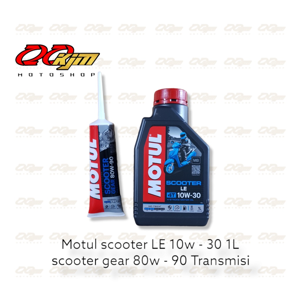 Jual Paket Oli Motul Scooter Le W L Gear W Ml Matic Shopee Indonesia