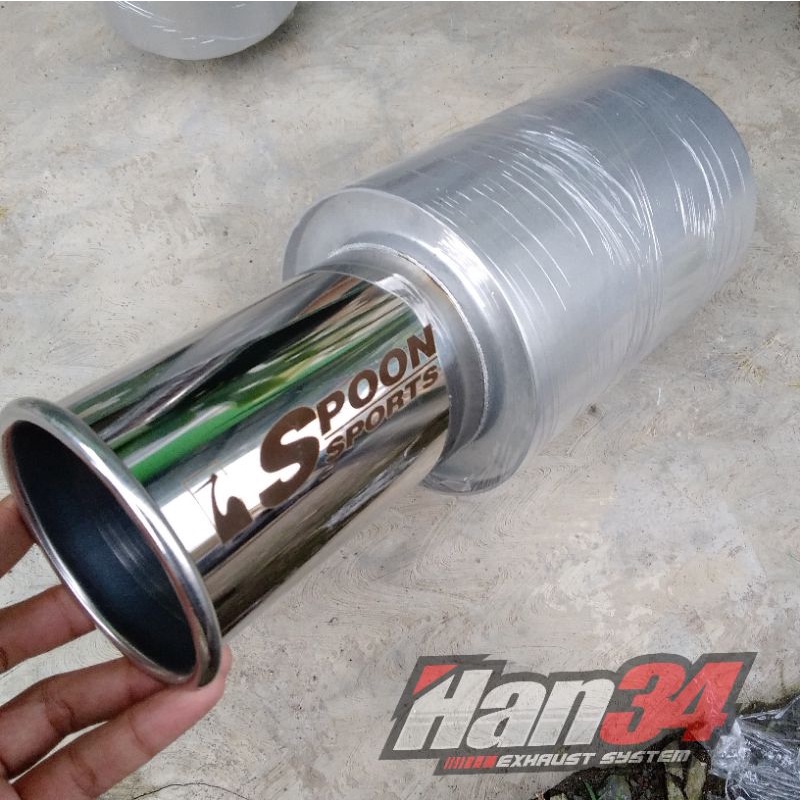 Knalpot racing mobil spoon sport hks suara ngebas brio jazz mobilio avansa xenia ayla agya dll