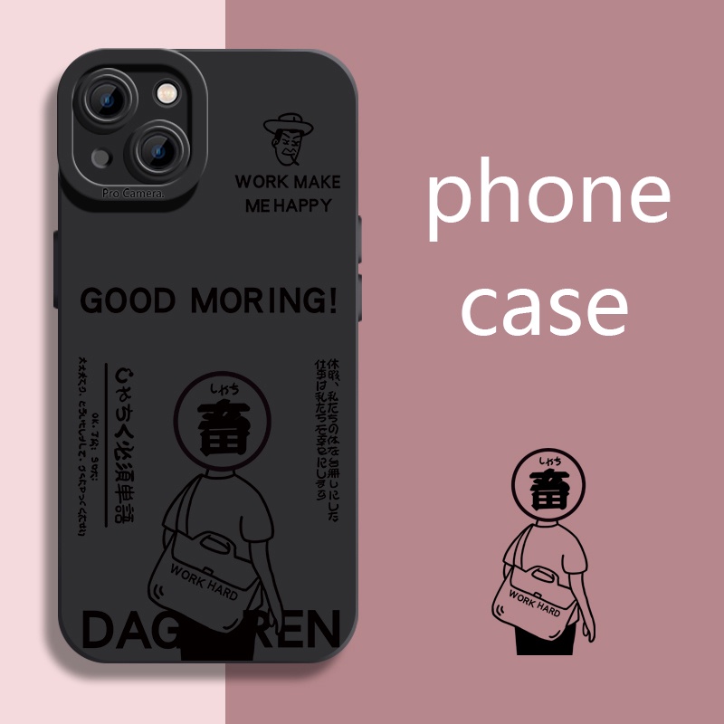 Soft Case Silikon TPU Motif Kartun Anak Laki-Laki Untuk IPhone 13 14 11 12 Pro X XR Plus XS Max