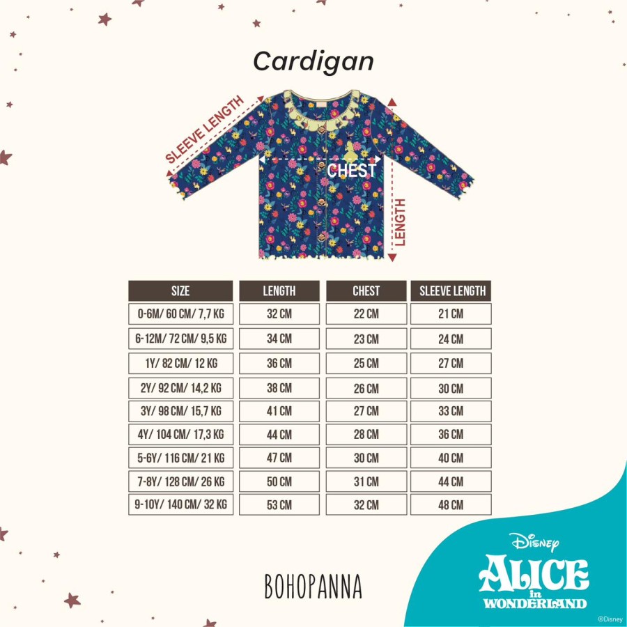 BOHOPANNA - CARDIGAN GIRL - DISNEY - CARDIGAN ANAK PEREMPUAN