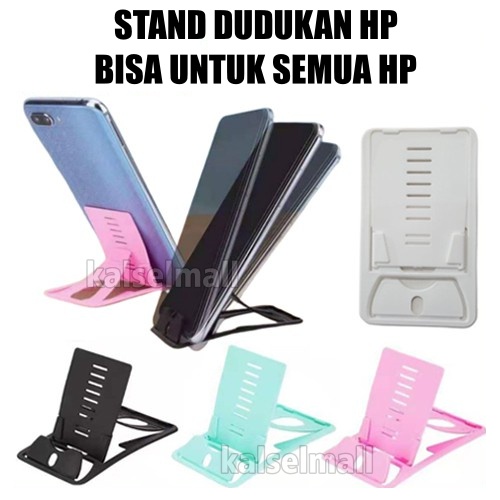 Stand Dudukan HP Tablet Ipad Holder Universal Hp Standing Handphone Meja Lipat Phone Holder Hape Sandaran Penyangga Handphone HP14