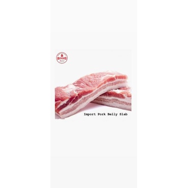 

Import Denmark Pork Belly Slab 1kg