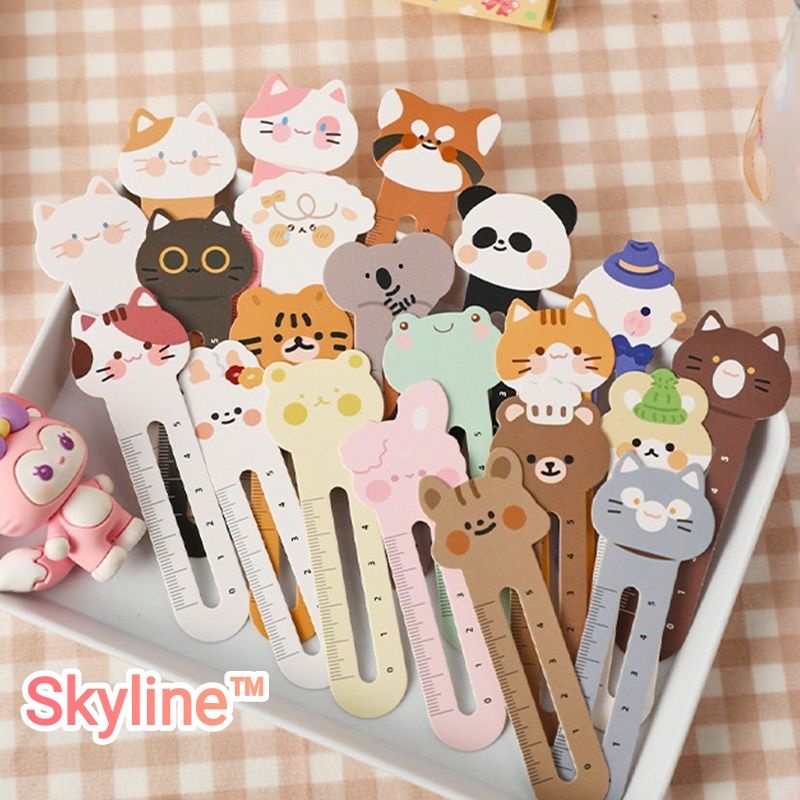

Penggaris Pembatas Buku Kertas 5cm Kecil Dengan Motif Hewan Lucu