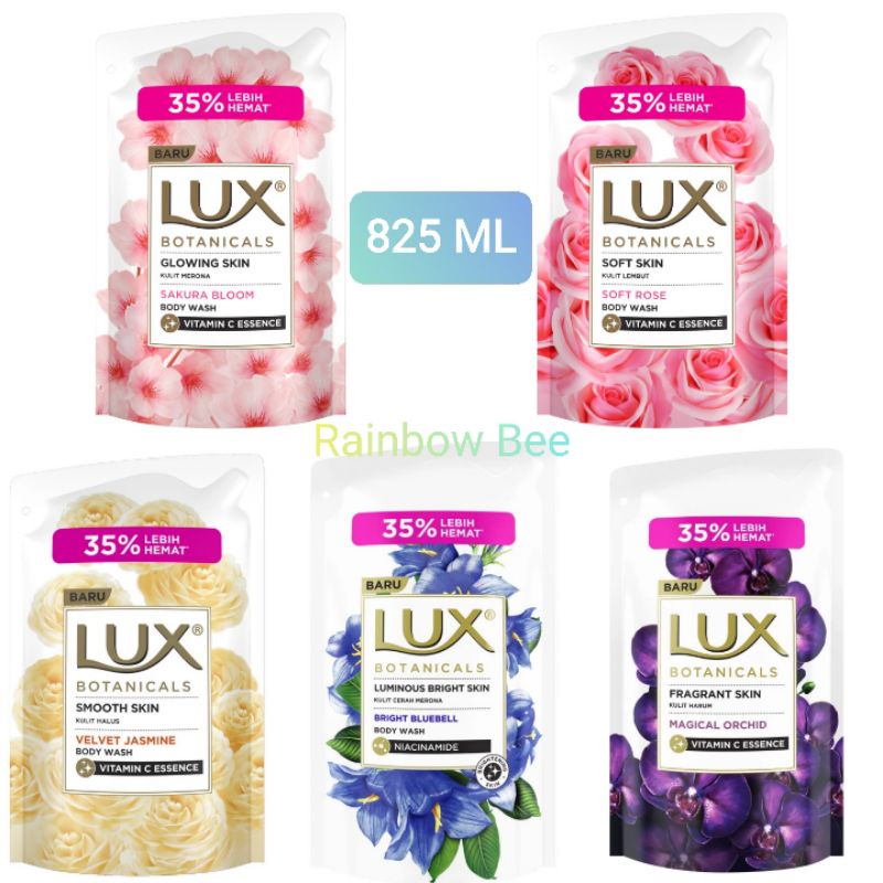 Lux Botanicals Body Wash 825ml / 850ml Lux Sabun Mandi Cair