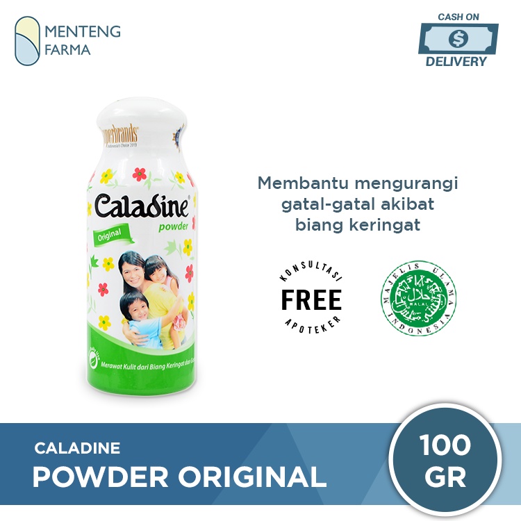 Caladine Powder Original 100 Gr - Bedak Gatal Pereda Biang Keringat