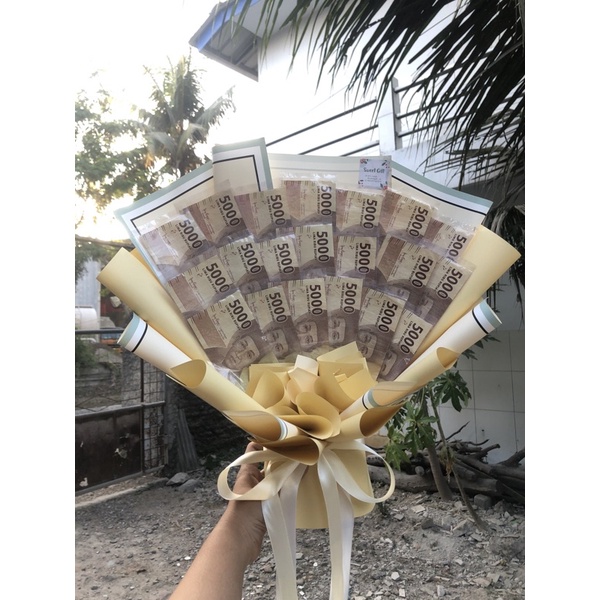Bucket Uang Termurah Pecahan 5000, 15 lembar