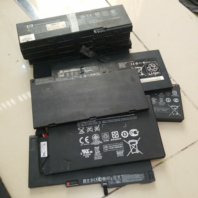 HP BATERAI LITHIUM POLIMER POLYMER BEKAS MERK HP
