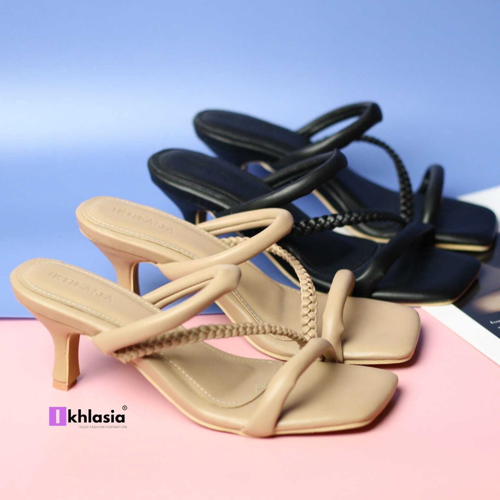 Sandal Wanita Heels Floretta 5cm SH11