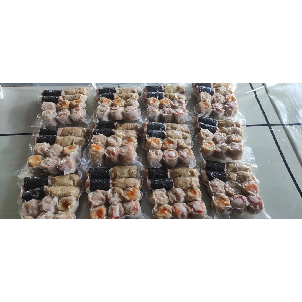 

Dimsum MIX isi 10 dengan 5 Varian Rasa Gurih dan Hallal