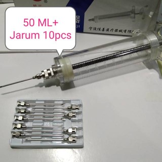Jual Alat Suntik Kambing Sapi Kuda Babi Jarum Suntik Besar Spuit Mika ...