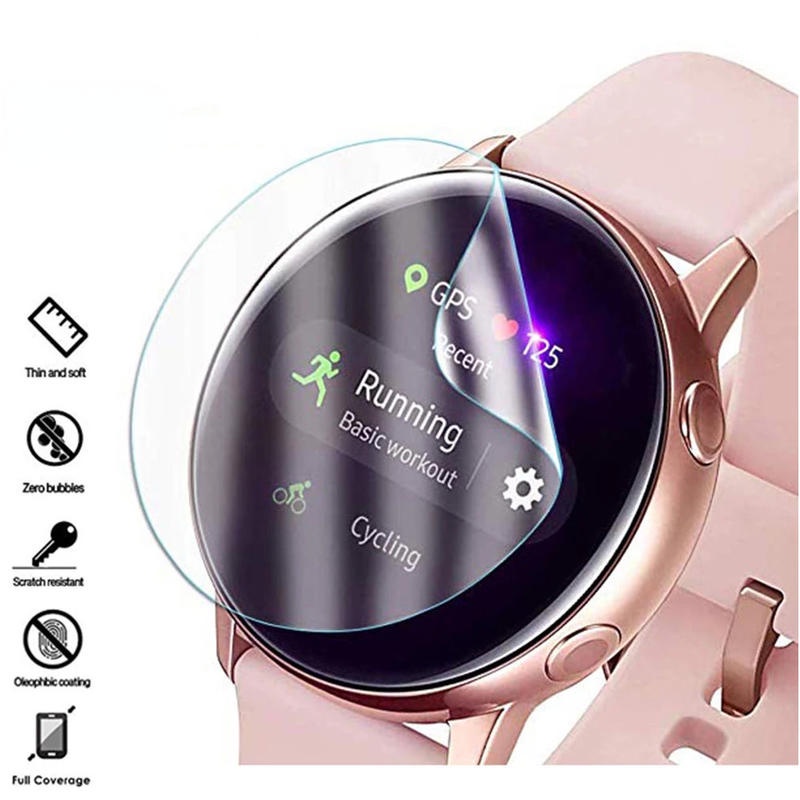 Film Hydrogel Pelindung Layar Bahan TPU Tipis 40mm 44mm Untuk Samsung Galaxy Watch 5 44mm 40mm Active2