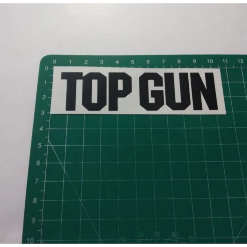 

cutting stiker top gun