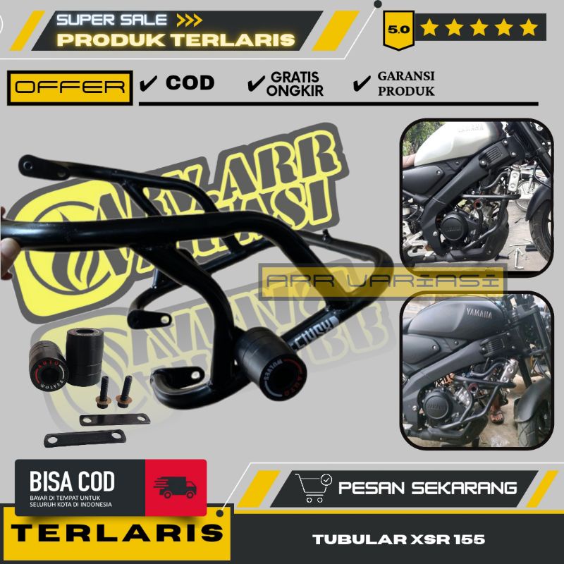 CRASHBAR XSR 155 FRAME SLIDER XSR 155 TUBULAR YAMAHA XSR 155