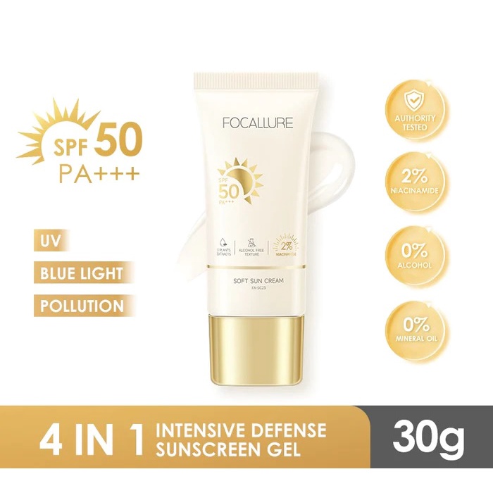 Focallure Soft Sun Cream Focallure Sunscreen Focallure Sunscreen Cream With Niaciamide