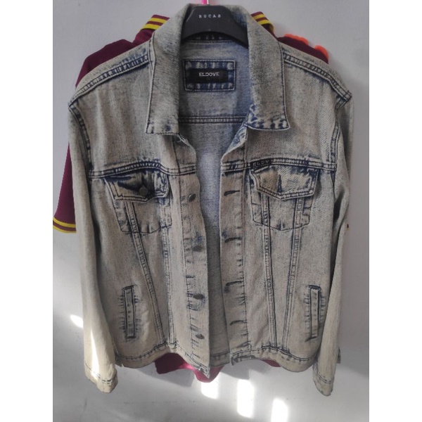 JAKET JEANS ELDOVE SIZE L Seken