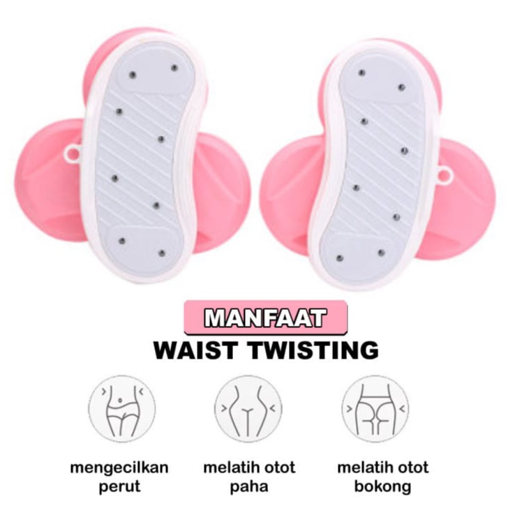 TERMURAH !! Alat Olahraga Pelangsing Perut Paha Pinggul Waist Twisting Magnetic COD GRATIS ONGKIR